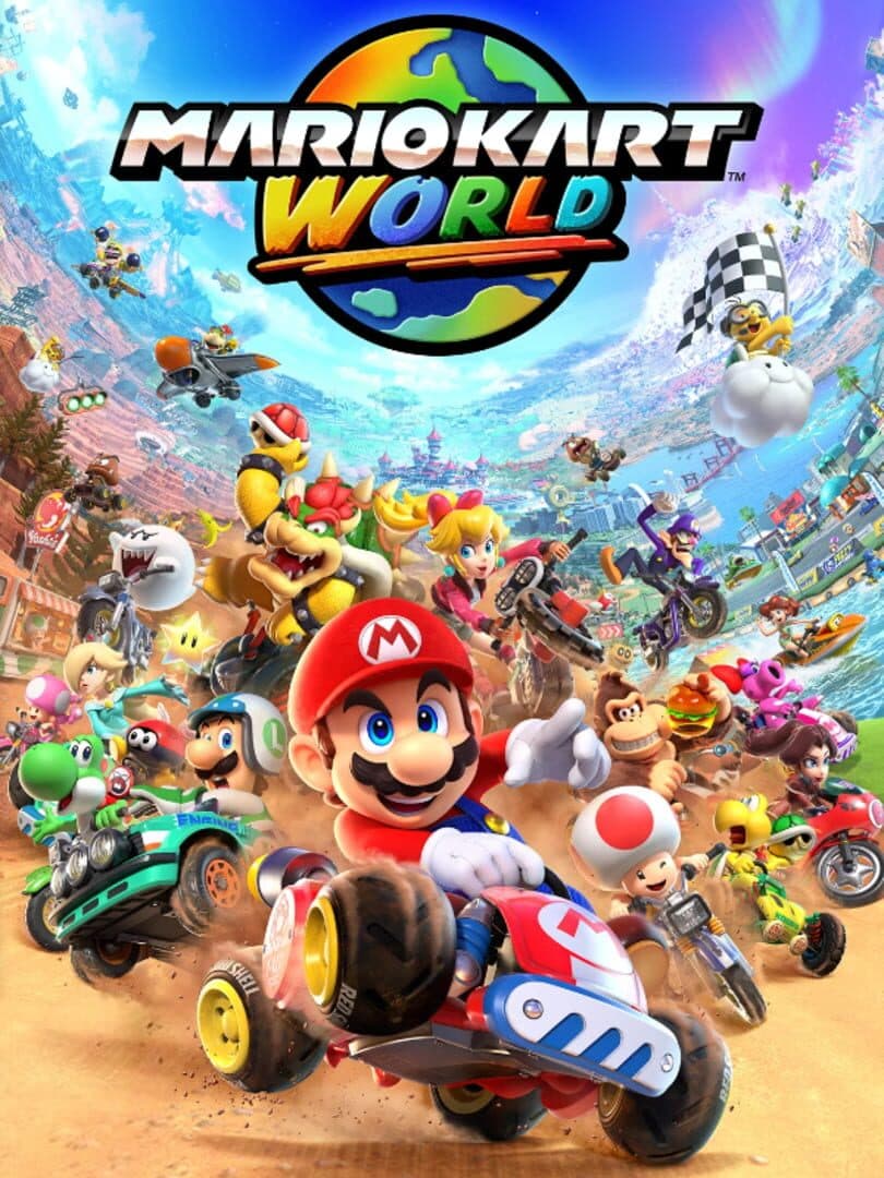 Mario Kart World cover art