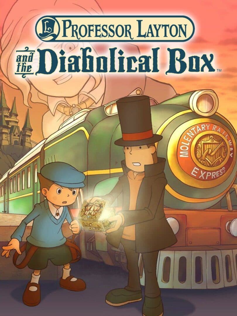 Professor Layton and the Diabolical Box cover art
